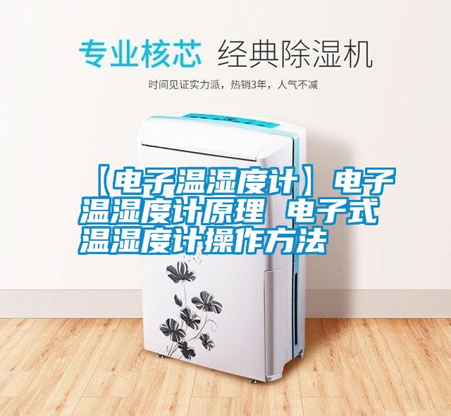 【電子溫濕度計】電子溫濕度計原理 電子式溫濕度計操作方法