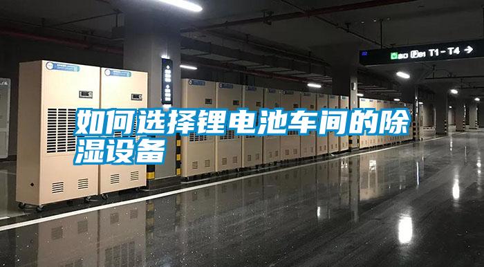 如何選擇鋰電池車間的除濕設(shè)備