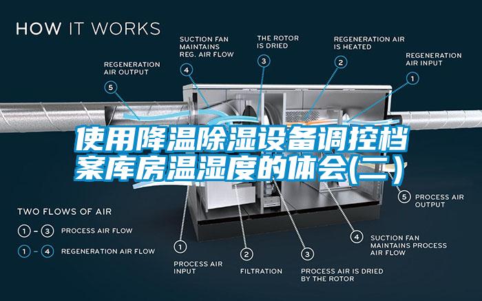 使用降溫除濕設(shè)備調(diào)控檔案庫(kù)房溫濕度的體會(huì)(二）