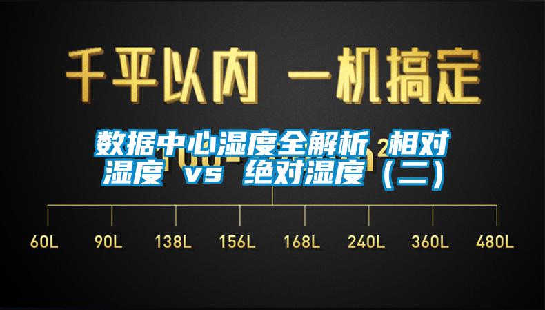 數(shù)據(jù)中心濕度全解析 相對濕度 vs 絕對濕度（二）