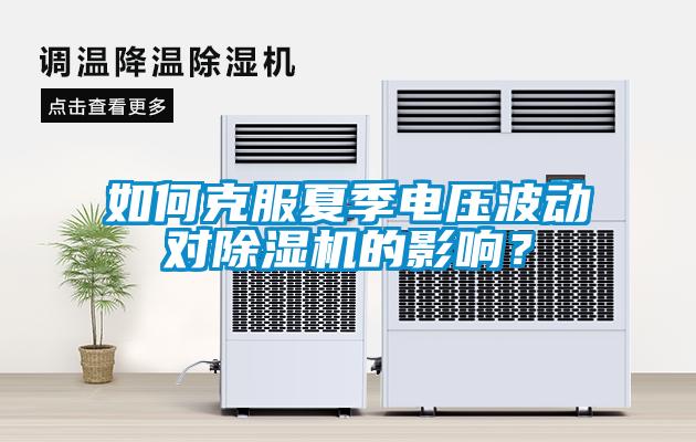 如何克服夏季電壓波動對除濕機的影響？