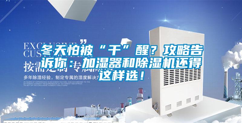 冬天怕被“干”醒？攻略告訴你：加濕器和除濕機還得這樣選！