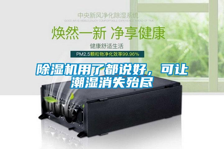 除濕機用了都說好，可讓潮濕消失殆盡