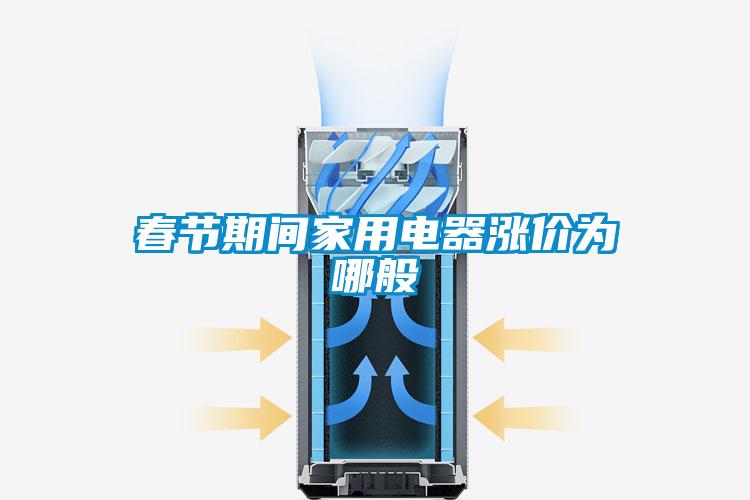 春節(jié)期間家用電器漲價為哪般