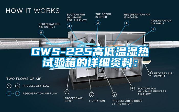 GWS-225高低溫濕熱試驗(yàn)箱的詳細(xì)資料：