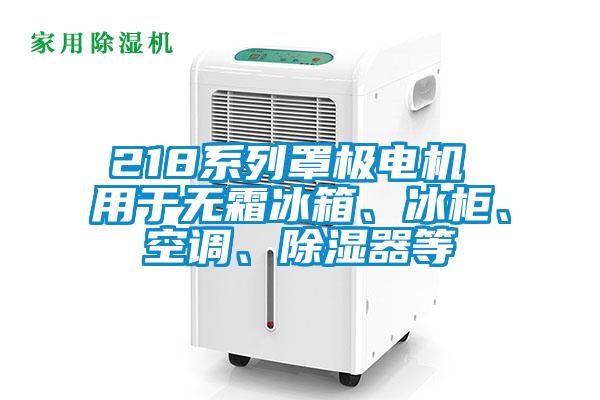 218系列罩極電機(jī) 用于無(wú)霜冰箱、冰柜、空調(diào)、除濕器等