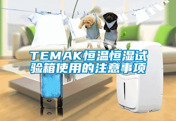 TEMAK恒溫恒濕試驗(yàn)箱使用的注意事項(xiàng)