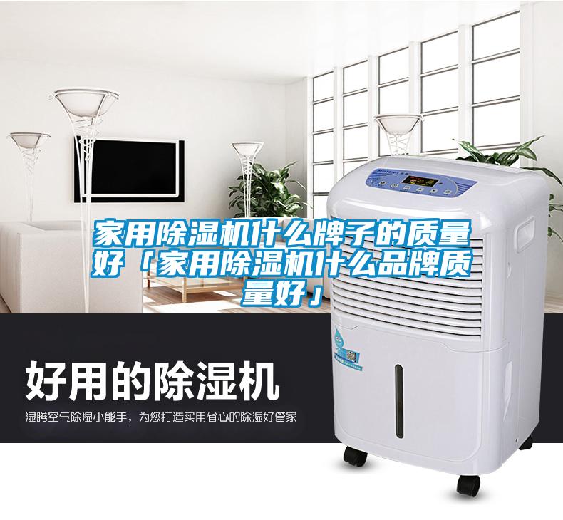 家用除濕機什么牌子的質量好「家用除濕機什么品牌質量好」