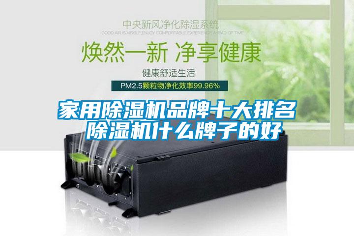 家用除濕機(jī)品牌十大排名 除濕機(jī)什么牌子的好