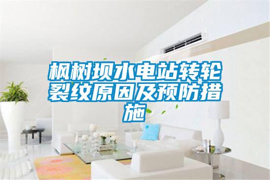 楓樹壩水電站轉(zhuǎn)輪裂紋原因及預(yù)防措施