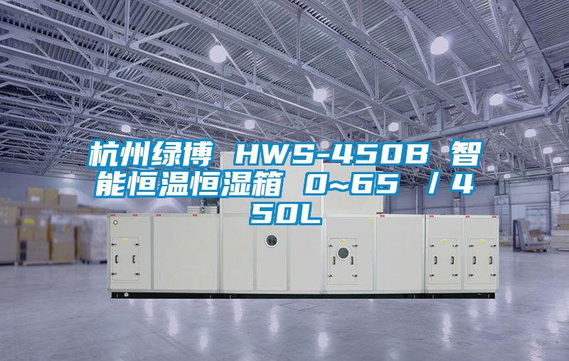 杭州綠博 HWS-450B 智能恒溫恒濕箱 0~65℃／450L