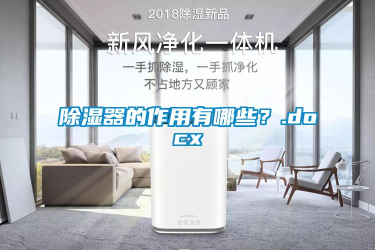 除濕器的作用有哪些？.docx