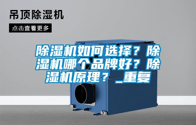 除濕機(jī)如何選擇？除濕機(jī)哪個(gè)品牌好？除濕機(jī)原理？_重復(fù)