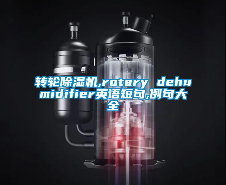 轉(zhuǎn)輪除濕機(jī),rotary dehumidifier英語(yǔ)短句,例句大全