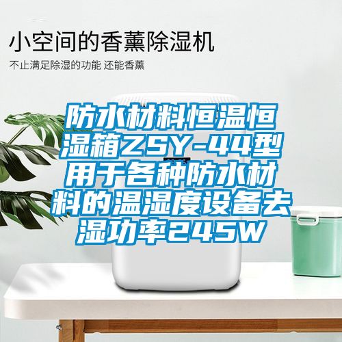 防水材料恒溫恒濕箱ZSY-44型用于各種防水材料的溫濕度設(shè)備去濕功率245W